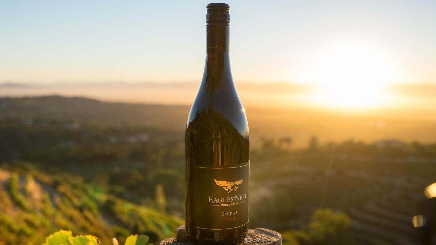 Bottle of Eagles' Nest wine